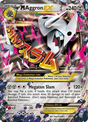 M Aggron EX, XY - Primal Clash