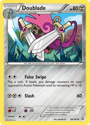 Doublade, XY - Primal Clash
