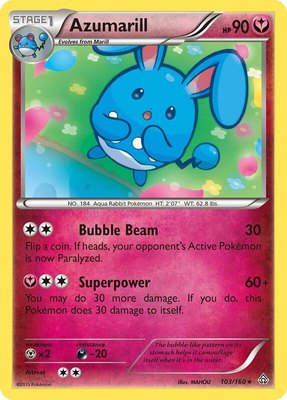 Azumarill, XY - Primal Clash