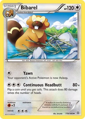 Bibarel, XY - Primal Clash
