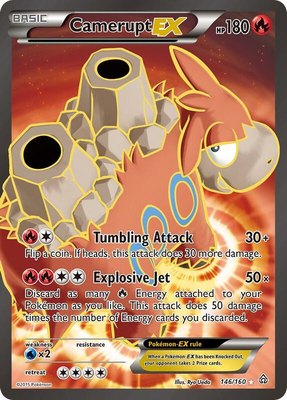 Camerupt EX (146 Full Art), XY - Primal Clash