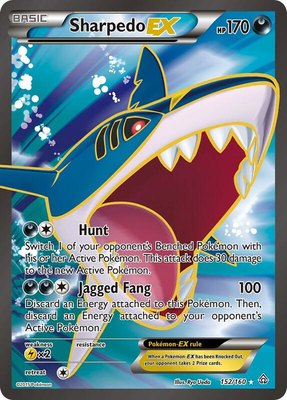 Sharpedo EX (152 Full Art), XY - Primal Clash