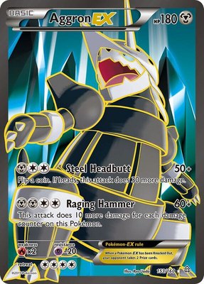 Aggron EX (153 Full Art), XY - Primal Clash