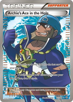Archie's Ace in the Hole (157 Full Art), XY - Primal Clash