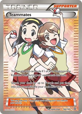 Teammates (160 Full Art), XY - Primal Clash
