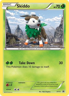Skiddo, XY Promos
