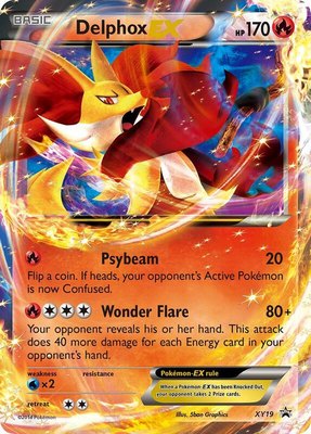 Delphox EX, XY Promos