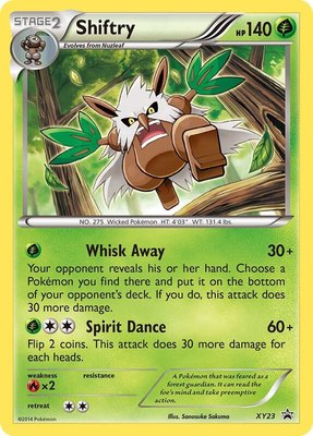 Shiftry, XY Promos