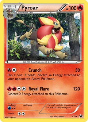 Pyroar, XY Promos