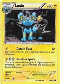 Luxio (Cracked Ice Holo), Black and White Promos