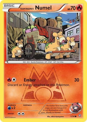 Team Magma's Numel, Double Crisis