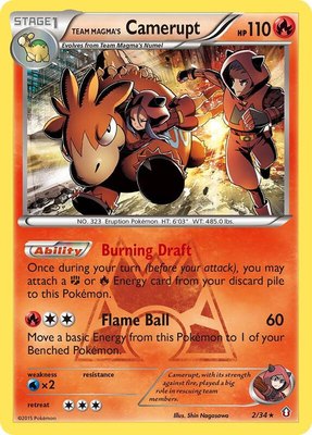 Team Magma's Camerupt, Double Crisis