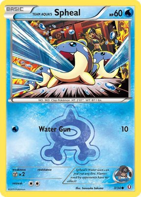 Team Aqua's Spheal, Double Crisis