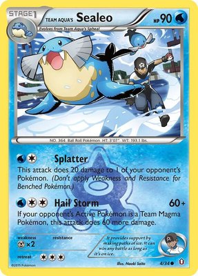 Team Aqua's Sealeo, Double Crisis