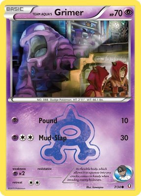 Team Aqua's Grimer, Double Crisis