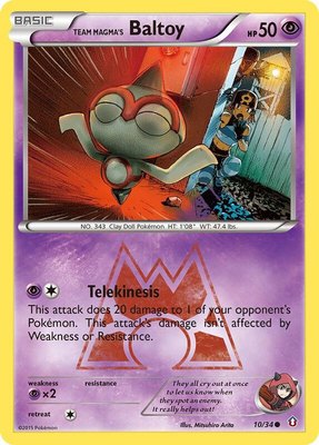 Team Magma's Baltoy, Double Crisis