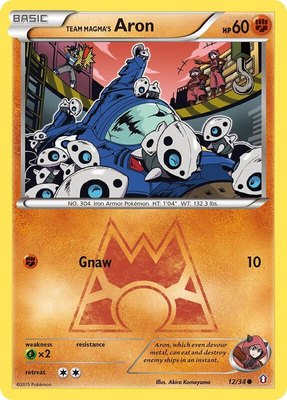 Team Magma's Aron, Double Crisis