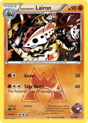 Team Magma's Lairon, Double Crisis