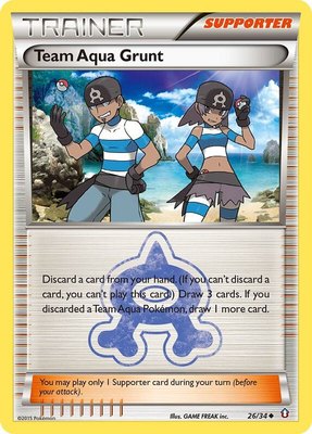 Team Aqua Grunt, Double Crisis