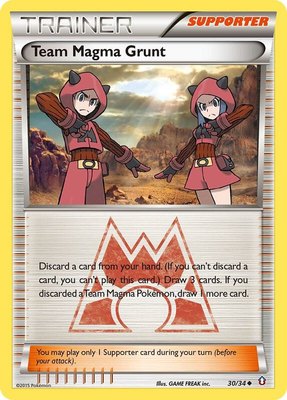 Team Magma Grunt, Double Crisis