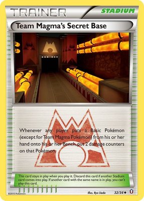 Team Magma's Secret Base, Double Crisis
