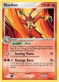Blaziken (Non-Holo), Deck Exclusives