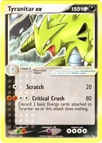 Tyranitar ex (Non-Holo), POP Series 1