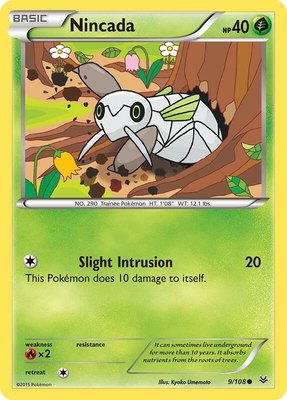 Nincada, XY - Roaring Skies