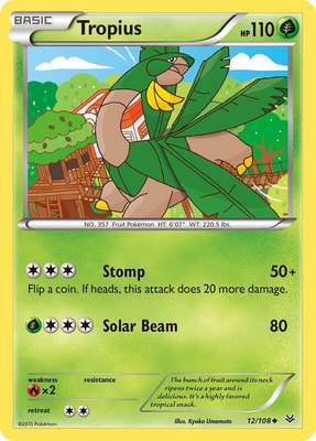 Tropius, XY - Roaring Skies