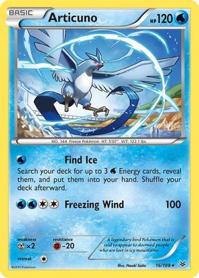Articuno (16), XY - Roaring Skies