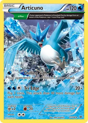 Articuno (17 Delta), XY - Roaring Skies