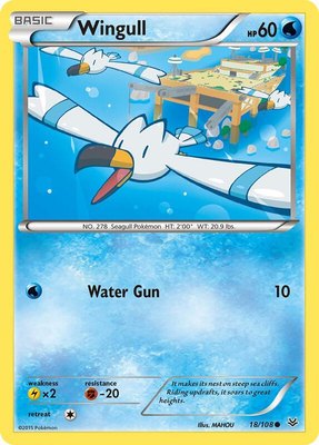 Wingull, XY - Roaring Skies