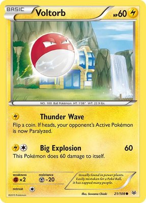 Voltorb, XY - Roaring Skies