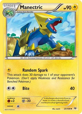 Manectric, XY - Roaring Skies