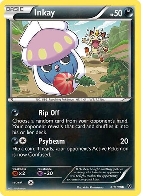 Inkay, XY - Roaring Skies
