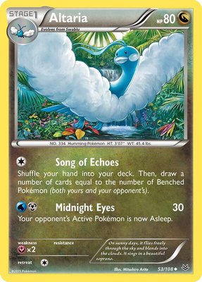 Altaria (53), XY - Roaring Skies