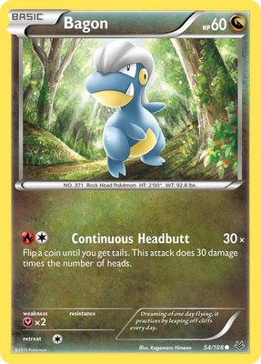 Bagon (54), XY - Roaring Skies