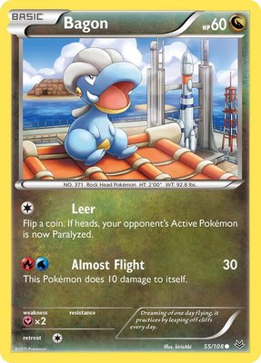 Bagon (55), XY - Roaring Skies