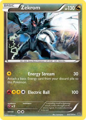 Zekrom, XY - Roaring Skies