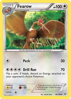 Fearow, XY - Roaring Skies