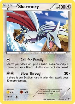 Skarmory, XY - Roaring Skies