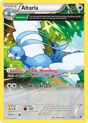 Altaria (74 Delta), XY - Roaring Skies