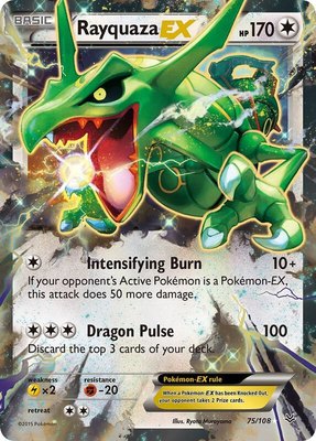 Rayquaza EX (75), XY - Roaring Skies