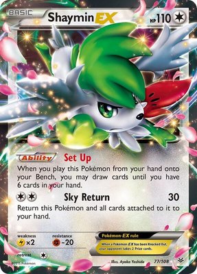 Shaymin EX, XY - Roaring Skies