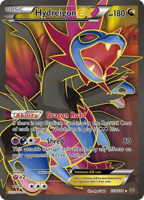 Hydreigon EX (103 Full Art), XY - Roaring Skies