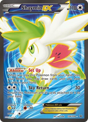 Shaymin EX (106 Full Art), XY - Roaring Skies