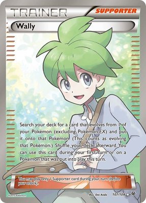 Wally (107 Full Art), XY - Roaring Skies