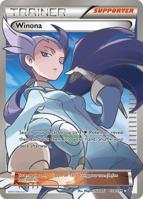 Winona (108 Full Art), XY - Roaring Skies
