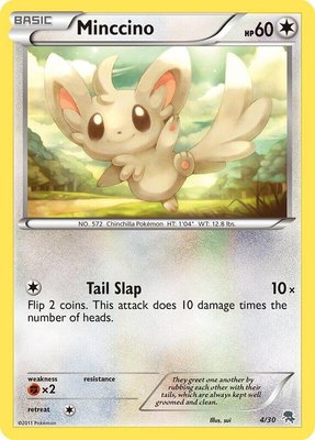 Minccino (#4), BW Trainer Kit: Excadrill & Zoroark