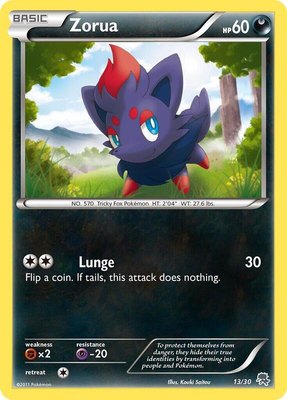 Zorua (#13), BW Trainer Kit: Excadrill & Zoroark